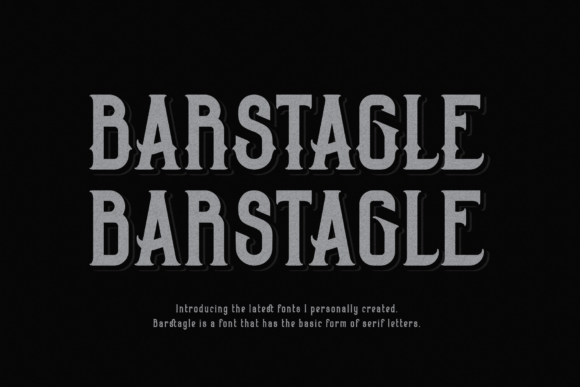 Barstagle Typeface Makes Campaign Visuals Instantly Recognizable