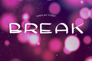 Break: A Quirky Display Font