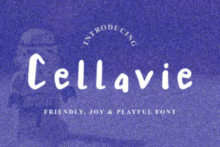 Cellavie Display Font for Handmade Brands and Craft Products