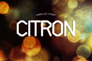 Citron Font: Bold & Elegant for Business