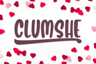 Clumshe: A Romantic Display Font