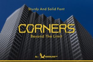 Corners: A Stylish Display Font
