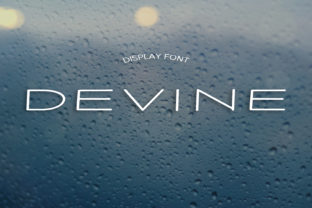 Devine: A Bold Display Font