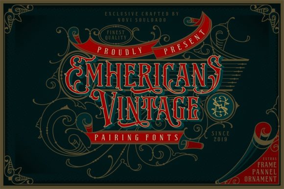 Emhericans Vintage: A Stylish Display Font
