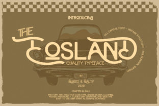 Eosland: A Display Font That Gives Your Brand a Playful Edge