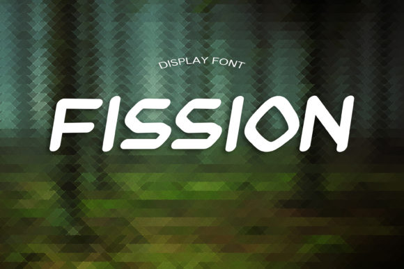 Fission: A Bold Display Font