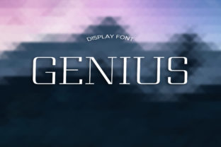 Genius: A Bold Display Font