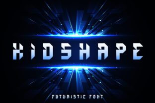 Kids Shape: A Display Font That Balances Futurism and Elegance