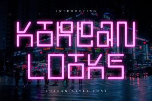 Korean Looks Font for Web Design