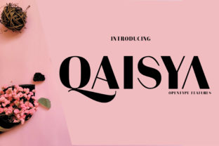 Qaisya: A Elegant Display Font