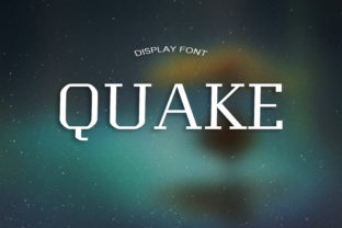 Quake: A Bold Display Font for Editorial Design