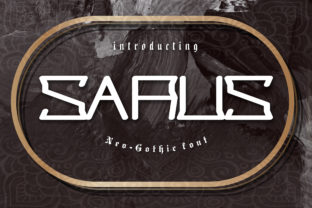 Sarus: A Display Font for Modern Editorial Design