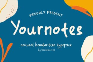 Yournotes: A Stylish Display Font for Creative Projects